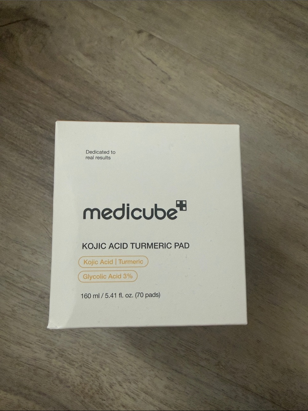 New not opened medicube kojic acid turmeric pad 70 count
